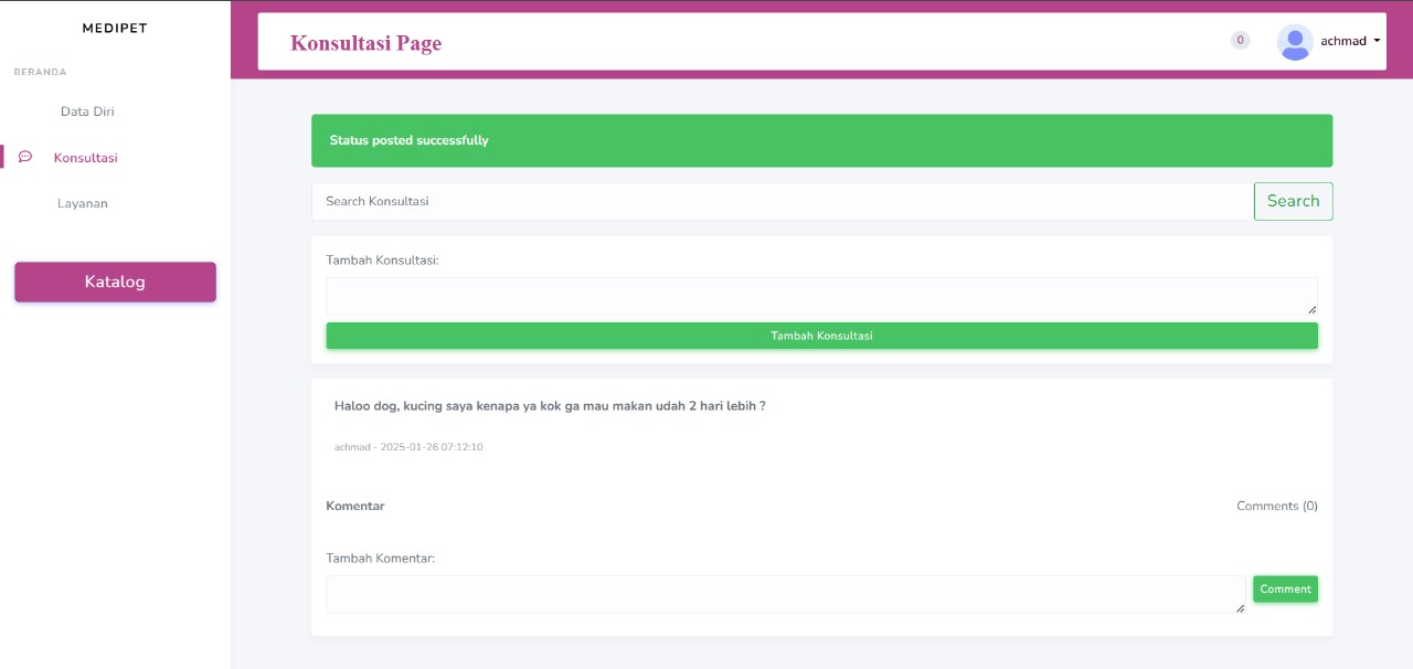 landing page